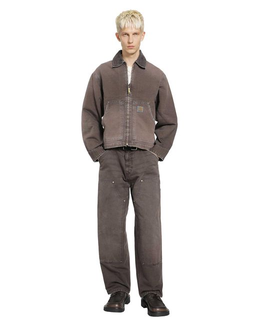 Carhartt Gray Og Double Knee Pants for men