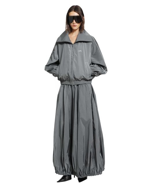 Balenciaga Gray High Bodies Track Jacket