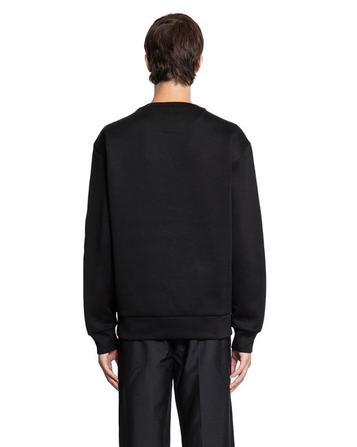 Prada Black Technical Cotton Sweatshirt for men