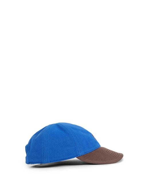 Miu Miu Blue Drill Baseball Cap