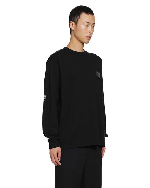 Undercover Black Up2F4809 Long Sleeve T-Shirt for men