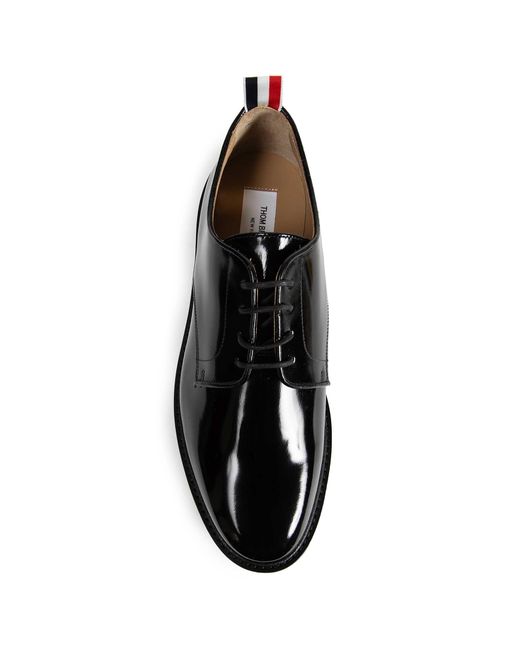 Thom Browne Black Polished Calf Uniform Shoe for men