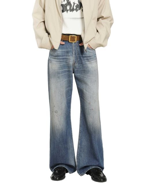 Acne Blue 2021 Regular Fit Jeans for men