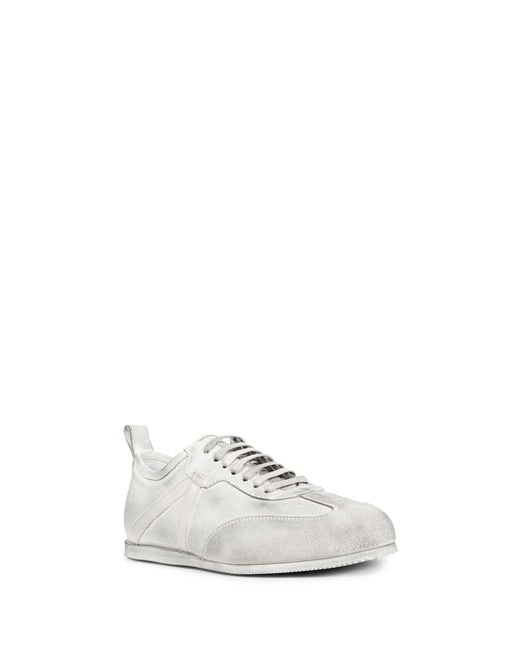 Ann Demeulemeester White Siru Low-Top Boxing Sneakers