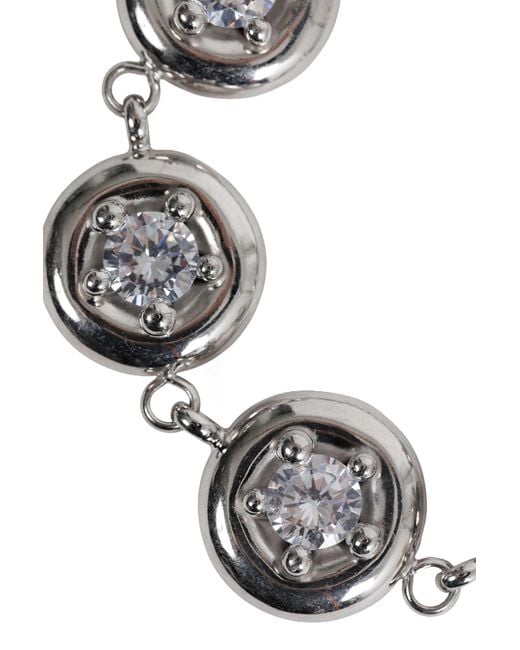 Panconesi Metallic Blow Up Crystal Bracelet for men