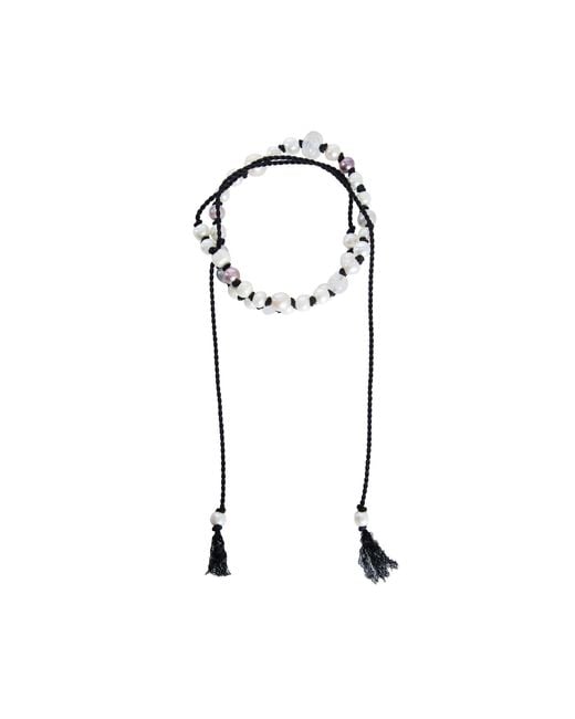 KUNDO White K- 142 Kiza Necklace for men