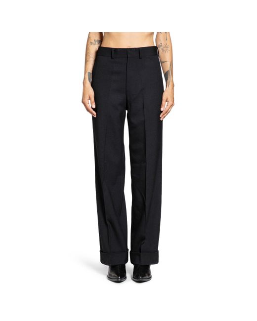 Junya Watanabe Blue Tailored Pants