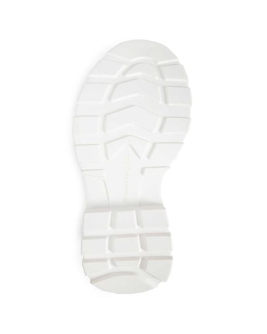 McQueen White Tread Slick Sneakers for men