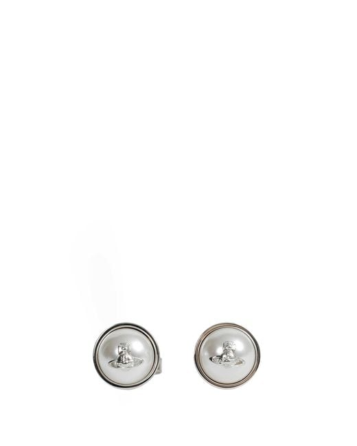 Vivienne Westwood Metallic Olga Earrings