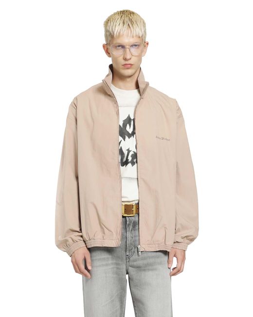 Acne Natural Washed Logo Jacket for men