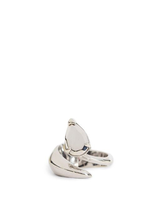 ALAN CROCETTI White Hard Alien Ring