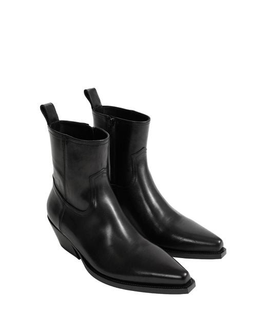 Ann Demeulemeester Black Imme Pointy Ankle Boots