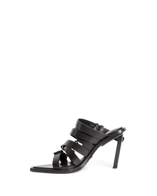 Ann Demeulemeester Black Nel High Heeled Mules