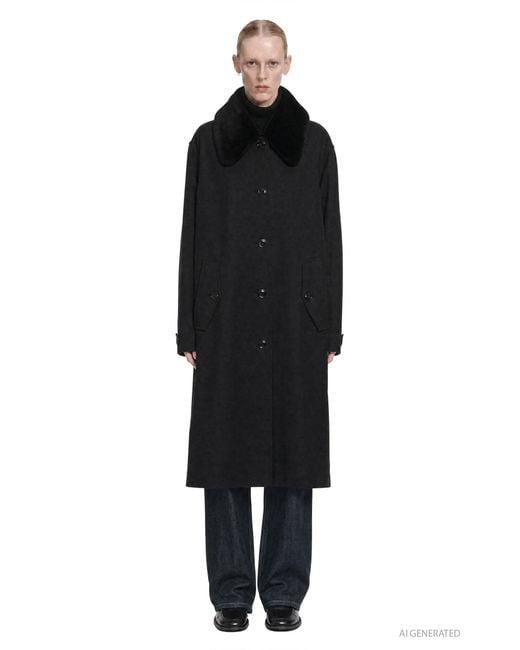 Our Legacy Black Tundra Coat