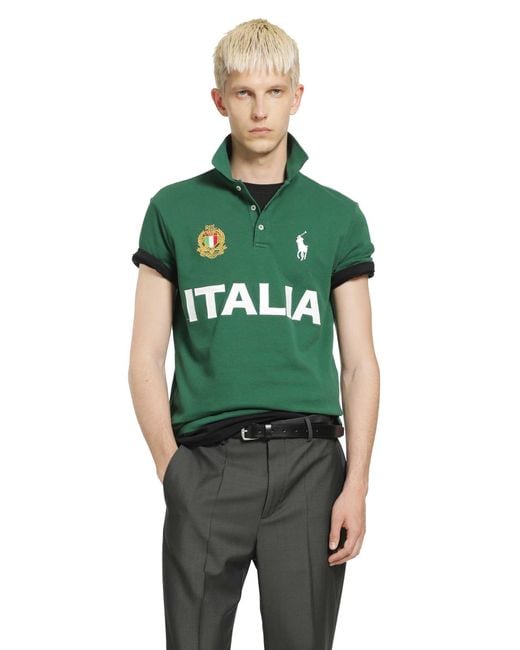 Polo Ralph Lauren Green Italia Polo for men