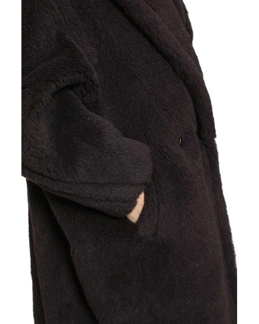 Max Mara Black Teddy Bear Icon Coat