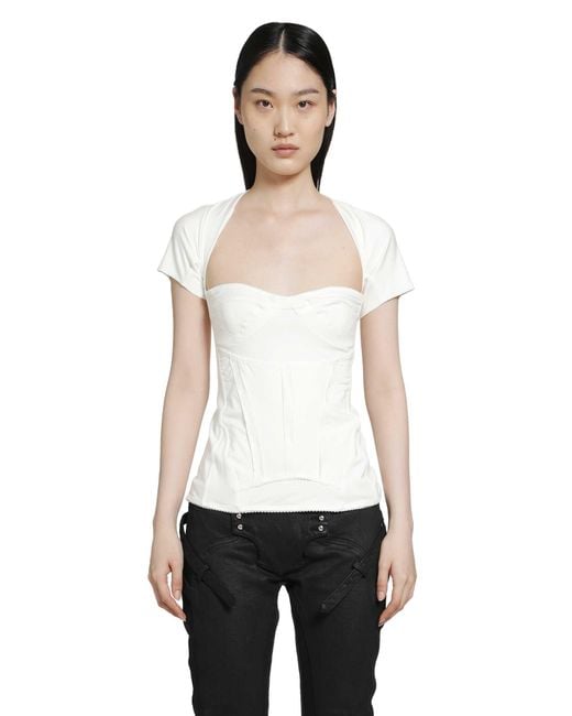 Dilara Findikoglu White Rapture Top