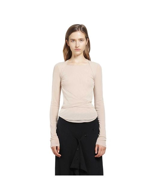 Lemaire White Ballerina Scarf Top