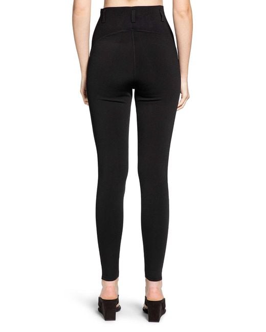 Alaïa Blue Rib Leggings