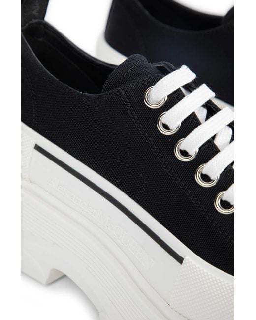 McQueen White Tread Slick Sneakers for men
