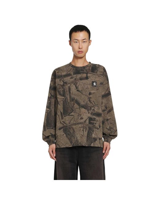 Carhartt Brown L/Feather Tree T-Shirt for men