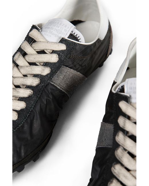 Maison Margiela Black Sprinter Sneakers for men
