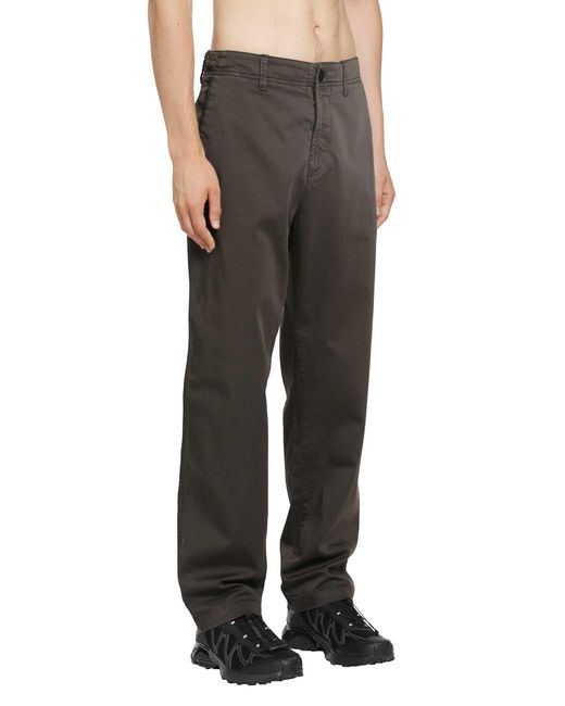 Stone Island Gray 3100012 Stretch Organic Cotton Satin for men