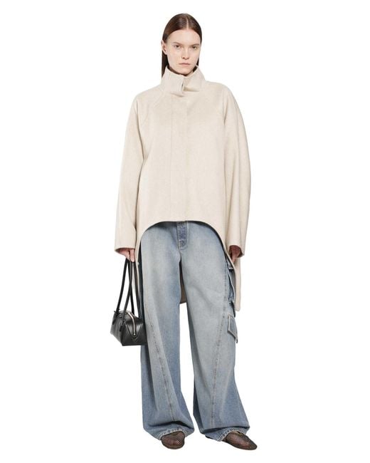Alaïa Gray Denim Cargo Pants