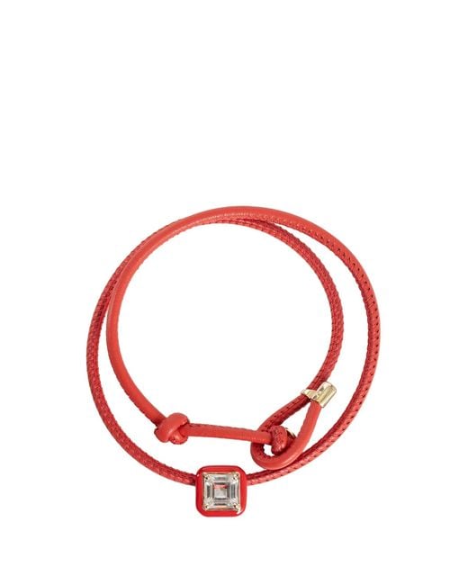 Bea Bongiasca Red Pop Choker With Square