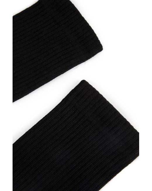 Rick Owens Black Concordians Mid Calf Socks for men