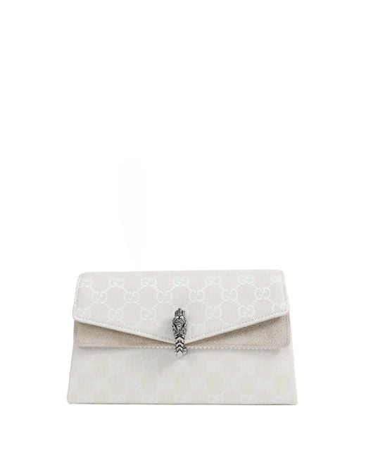 Gucci White Dionysus Small Shoulder Bag