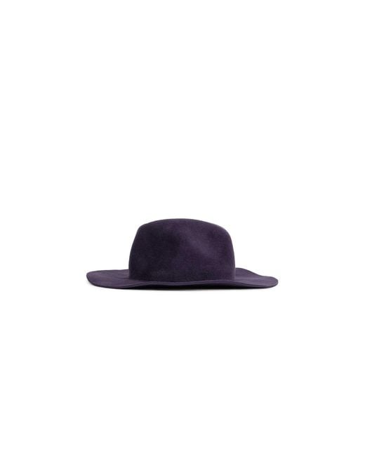 Yohji Yamamoto Blue Darts Crown Hat