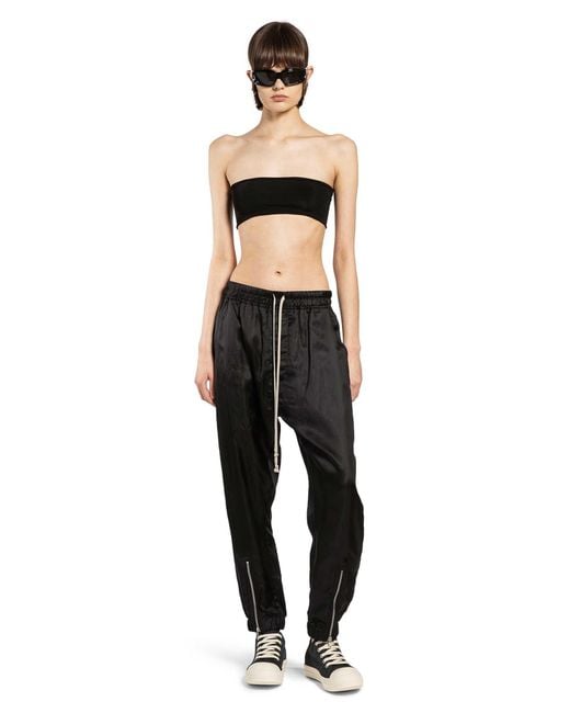 Rick Owens Black Bandeau Bandeau Top