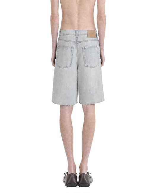 Loewe Gray Anagram Shorts for men