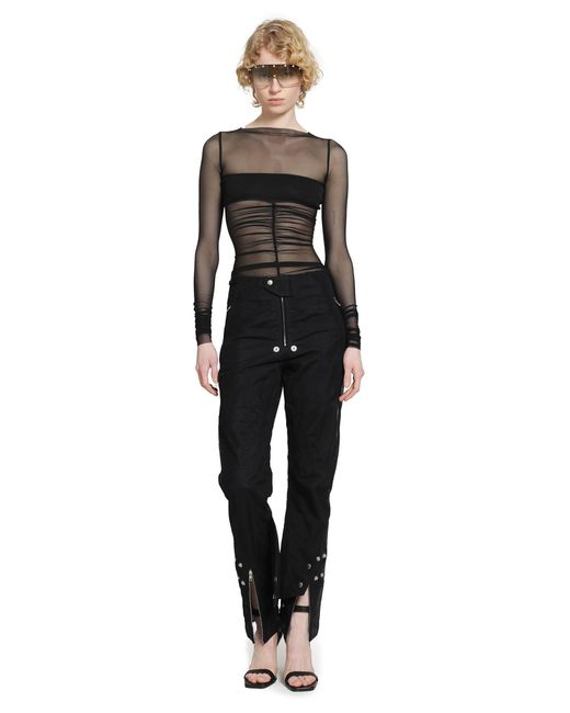 Rick Owens Black Temple Bandeau Top