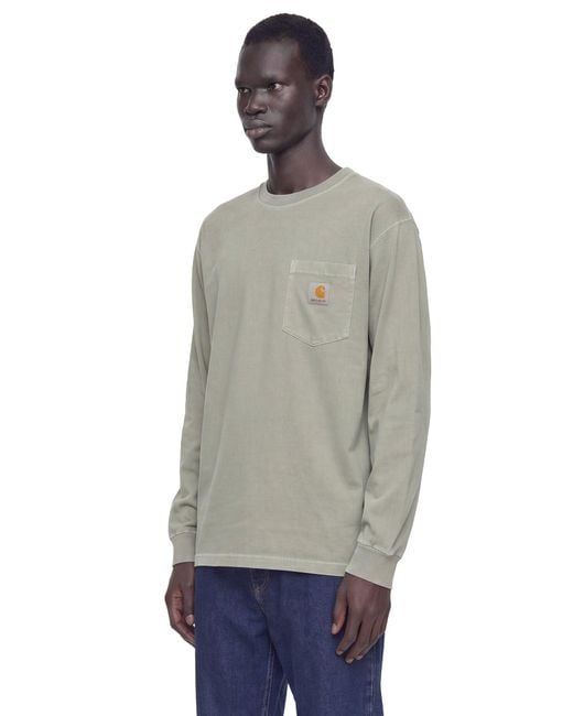 Carhartt Gray L/Loose Pocket T-Shirt for men