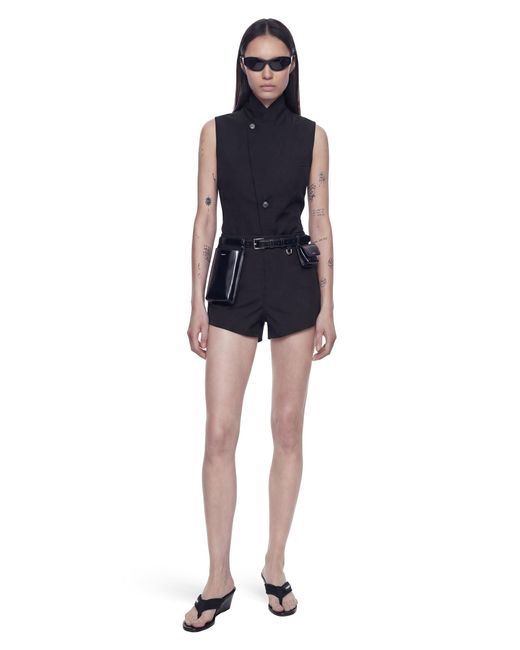 Coperni Blue Technical Tailored Shorts