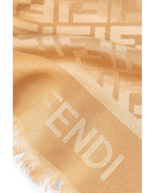Fendi Natural Ff Shawl
