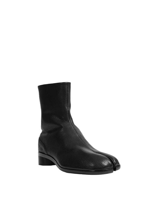 Maison Margiela Black Tabi Ankle Boots for men