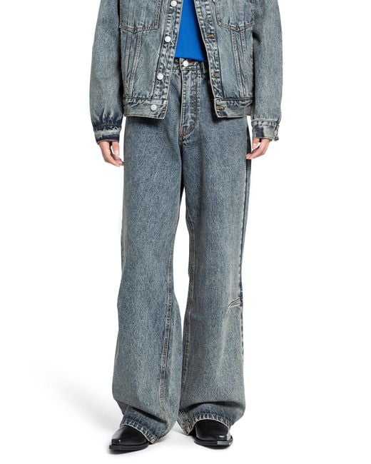 JORDANLUCA Blue Insignia Jeans for men