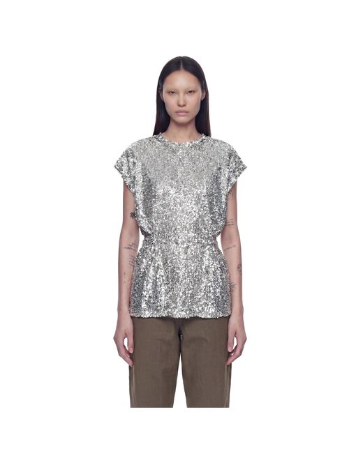 Coperni Gray Zero Waste Adjustable Tee