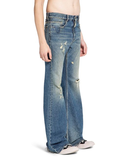 Ann Demeulemeester Blue Hamo Bootcut Jeans for men