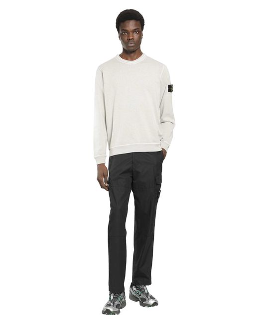 Stone Island White 6100034 Sweatshirt for men