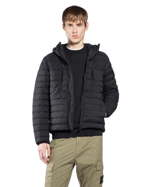 Stone Island Black 4100107 David-Tc Jacket for men