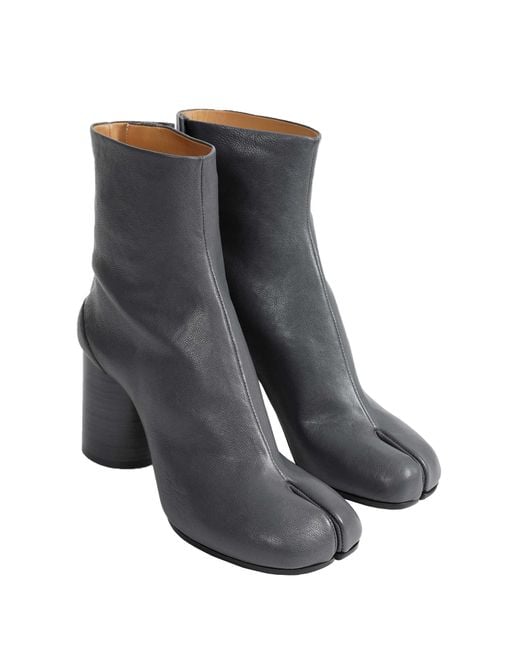 Maison Margiela Gray Tabi Ankle Boots