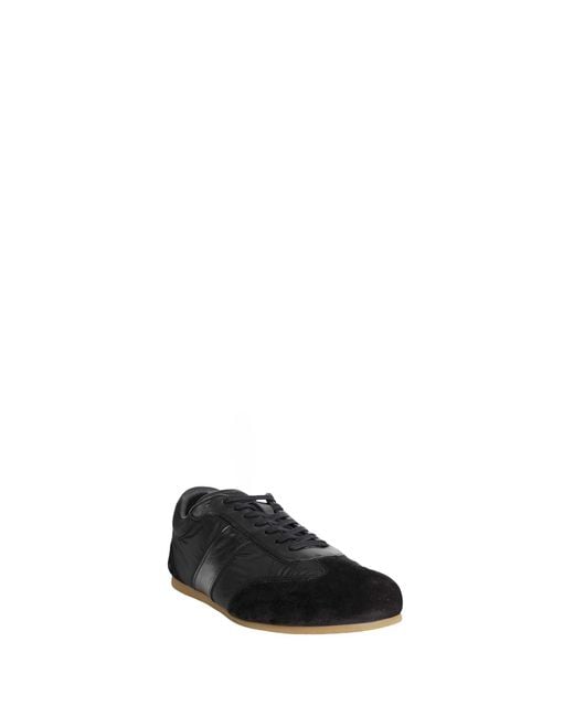 Lemaire Black Suede Soft Runner Sneakers for men