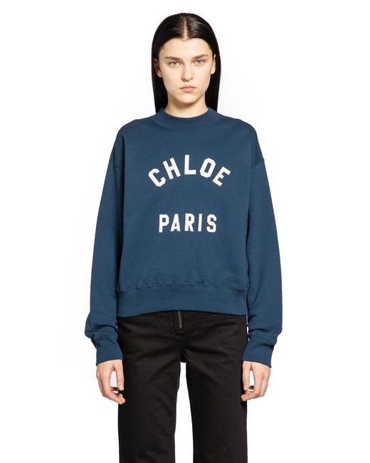 Chloé Blue Chloe Paris Sweatshirt