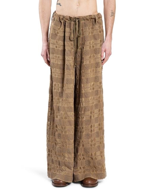 Uma Wang Natural Pilly Pantaloni for men