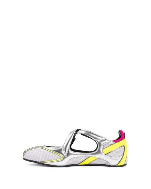 The Attico Metallic Floor 01 Ballerina Flats