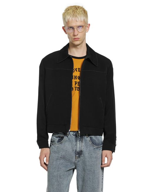 Second Layer Black Herman Jacket for men
